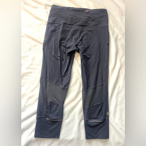 Athleta Gray and Orange Women’s Athletic Workout Exercise Capri Leggings Size XS - Picture 10 of 14